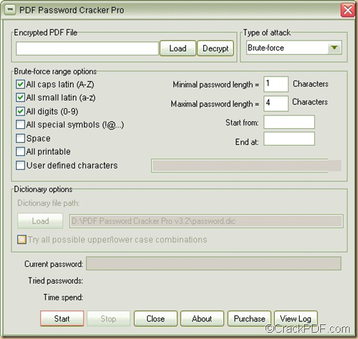 PDF Password Cracker Professional