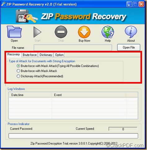 password recovery