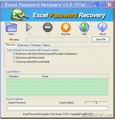 recover Excel password