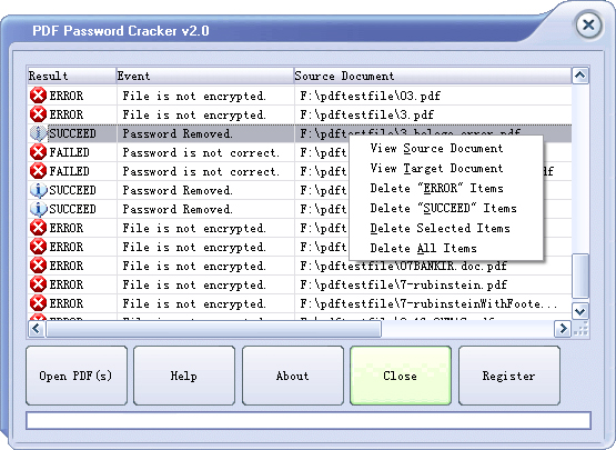 PDF Password Cracker