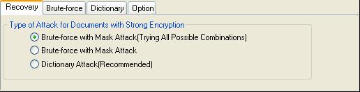 the Dictionary tab control